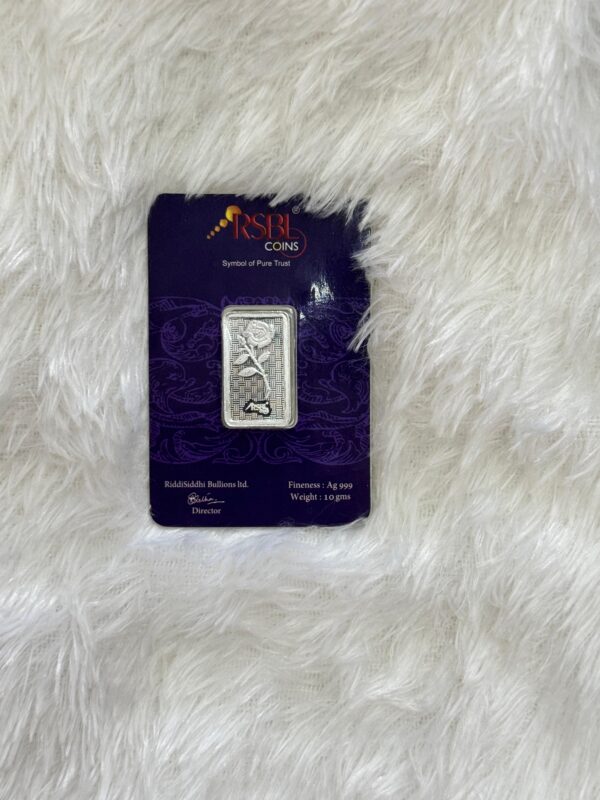 10 Grams Silver Bar ? 999 Fine Silver