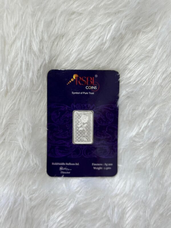 5 Grams Silver Bar ? 999 Fine Silver